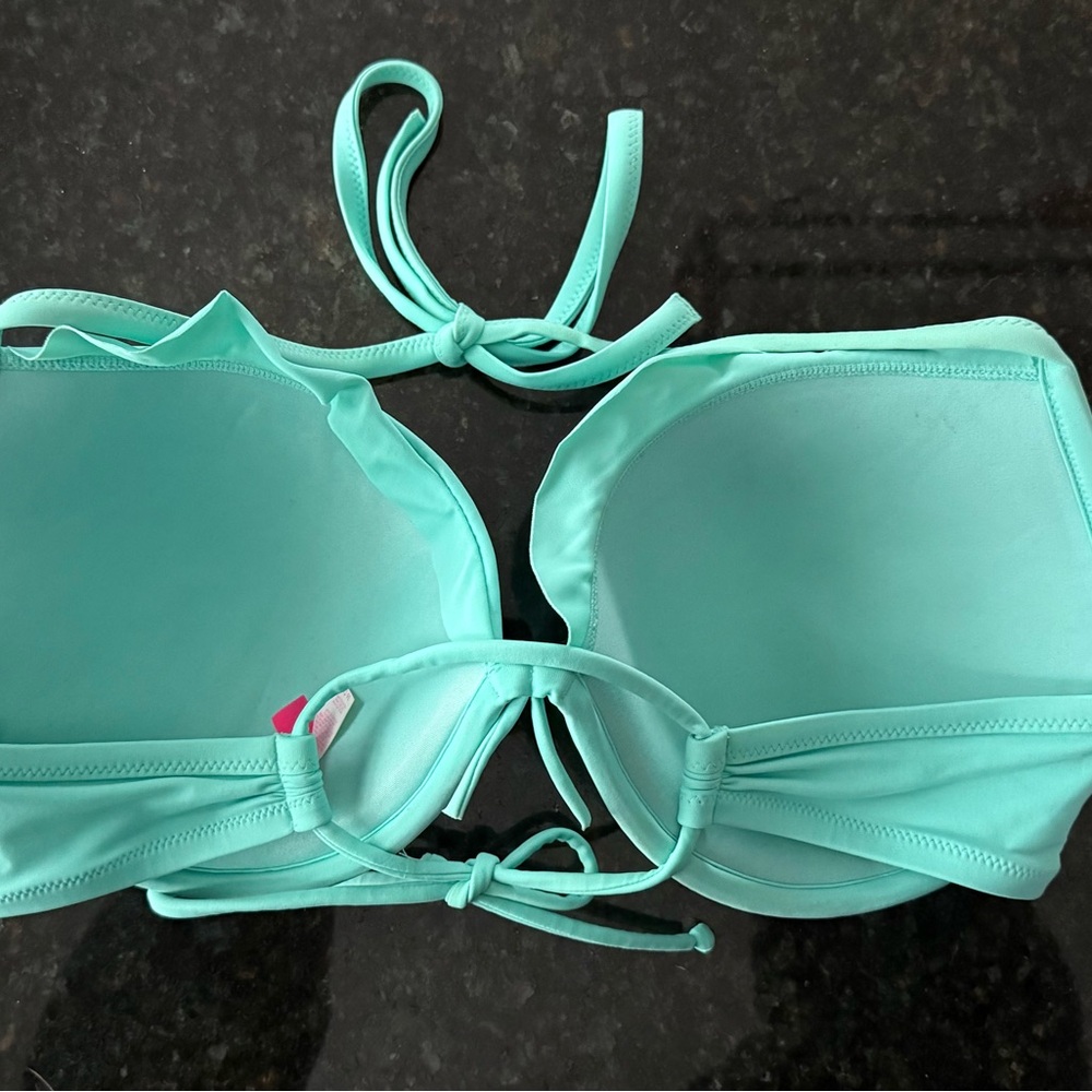 Victoria's Secret Sea Foam Swim Top - Picture 2 of 3